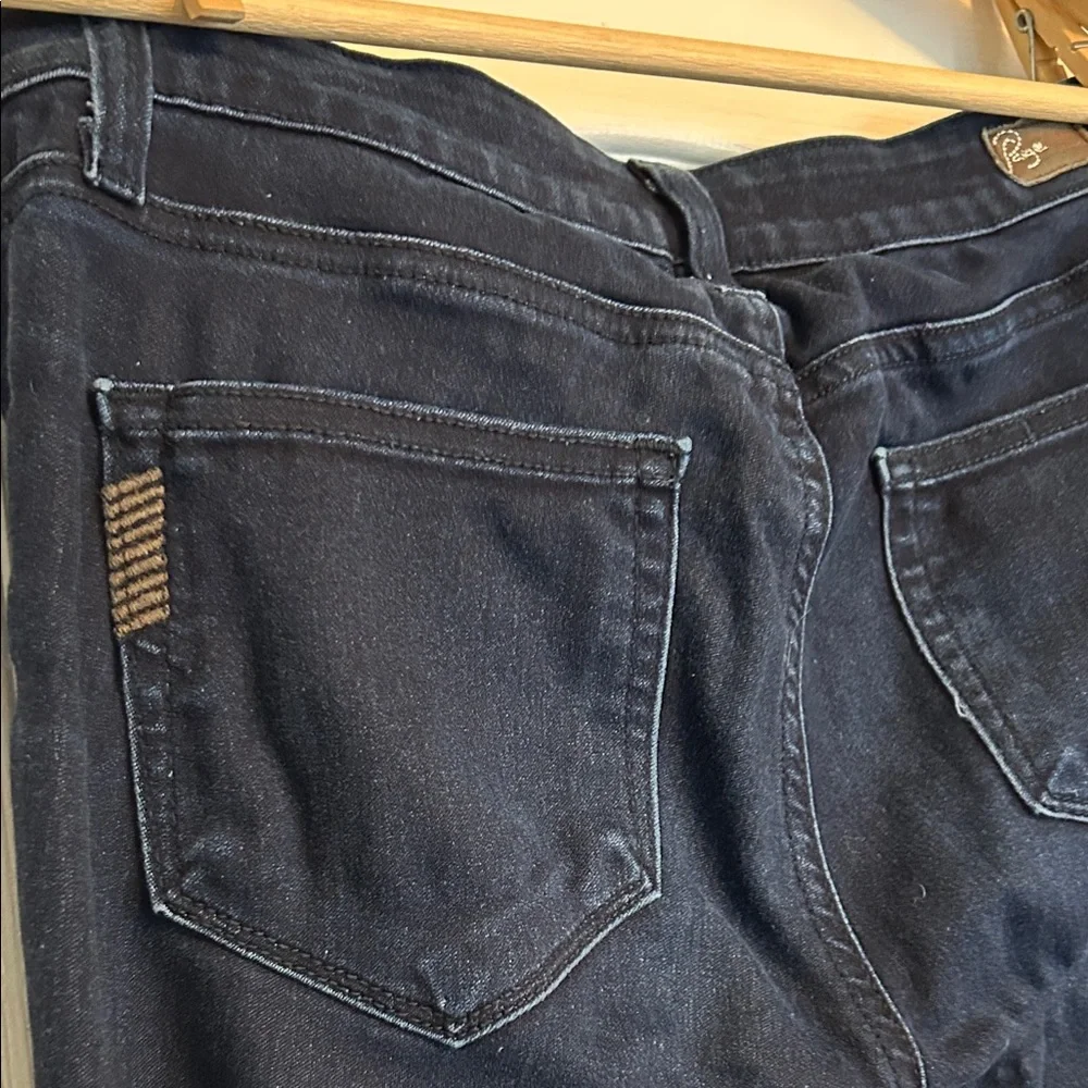 PAIGE Dark Indigo Denim Peg Skinny jeans